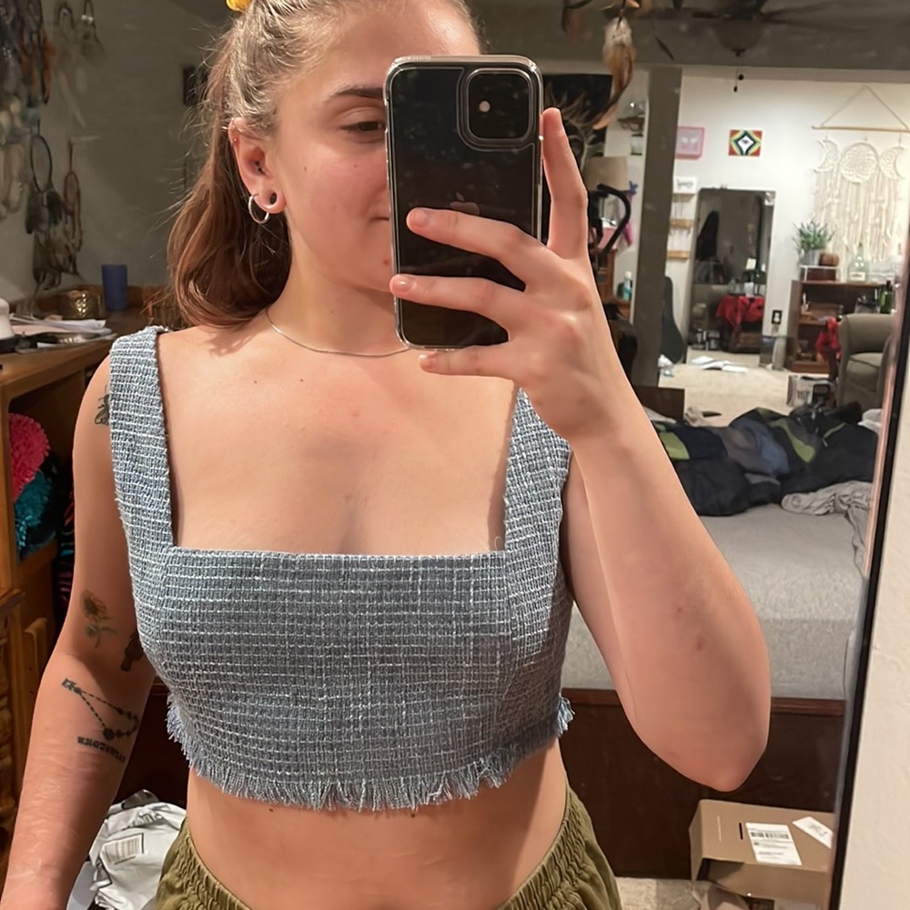 Cropped tank top